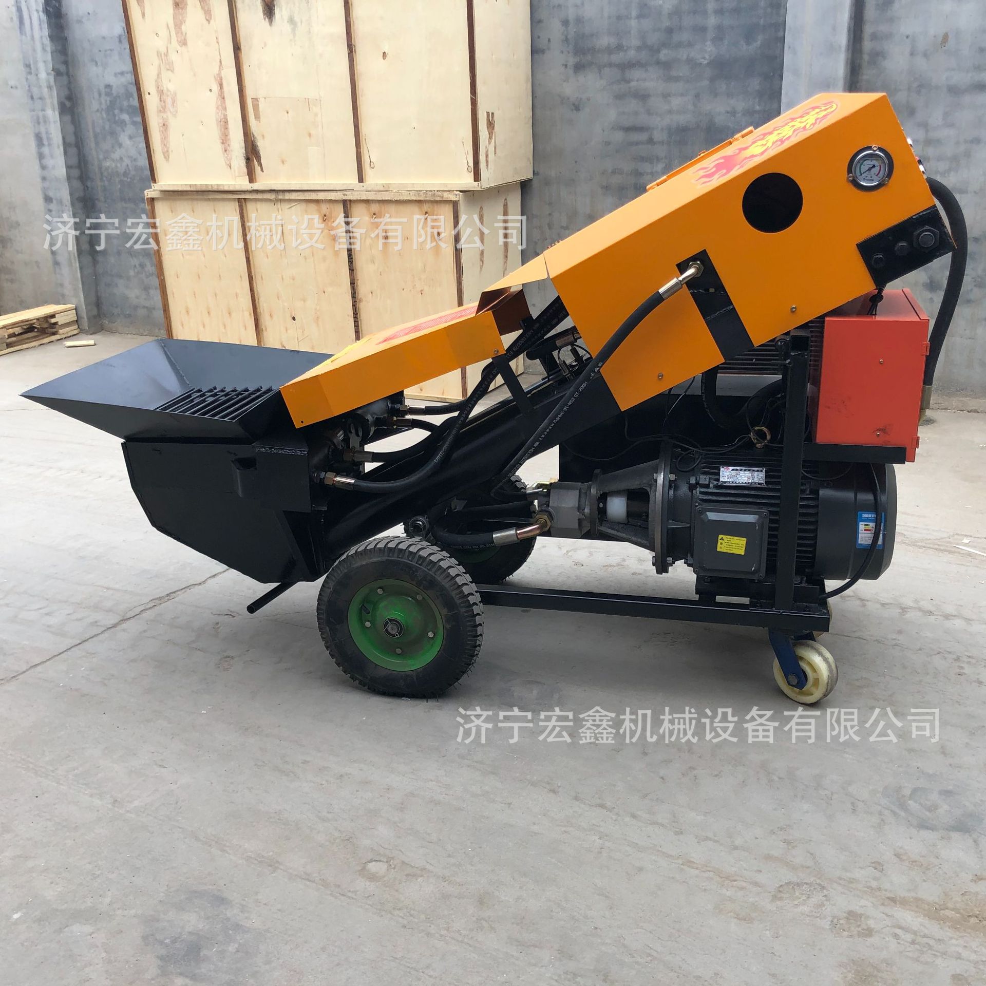 混凝土细石输送泵建筑高低楼层浇筑泵自动混凝土二次结构输送泵