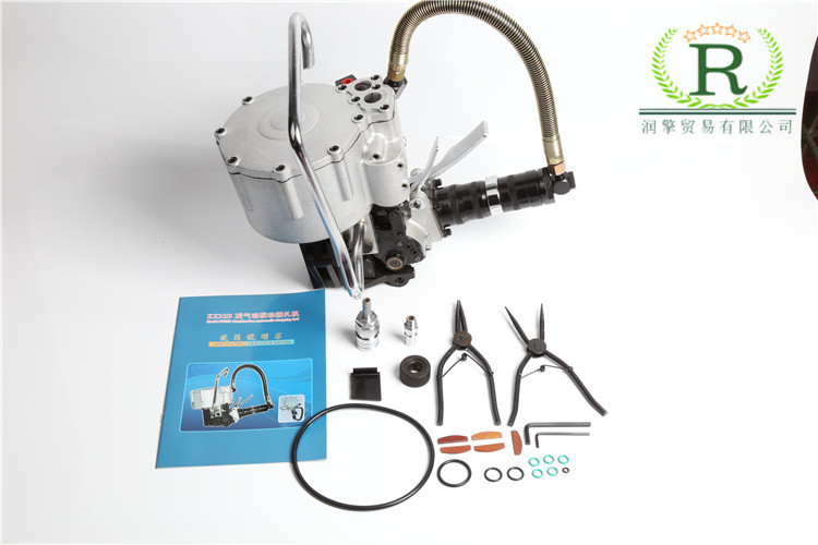 KZ-32/19型气动钢带打包机气动一体铁皮捆扎机全自动捆扎机