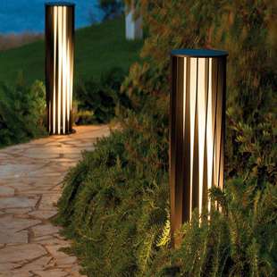 户外庭院灯室外防水扭曲叶片草地灯别墅花园景观灯太阳能草坪灯