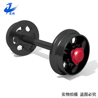 专业生产加工轴径60mm矿车轮对 铸钢矿车轮 矿用车辆轮对