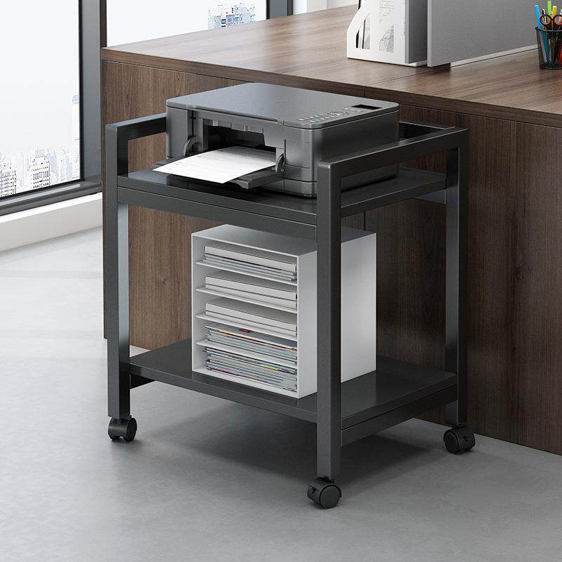 打印机置物架可移动书架小户型落地架子办公室置物柜电脑主机托架