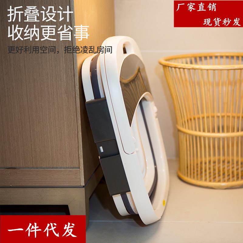 折叠足浴盆气泡按摩足浴器全自动压缩洗脚盆泡脚盆足疗桶