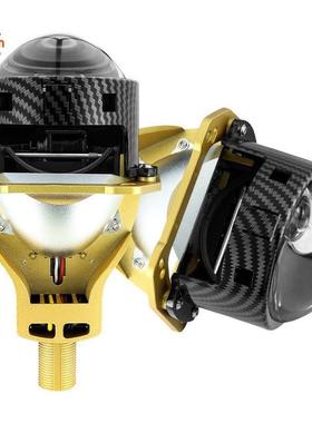 汽车LED大灯雾灯3寸无损双光XT7-PRO-W双直射透镜反光杯大功率