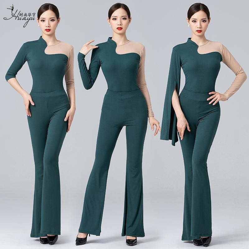 时尚华宇形体衣女礼仪训练服装气质现代舞模特走秀导师练功服套装