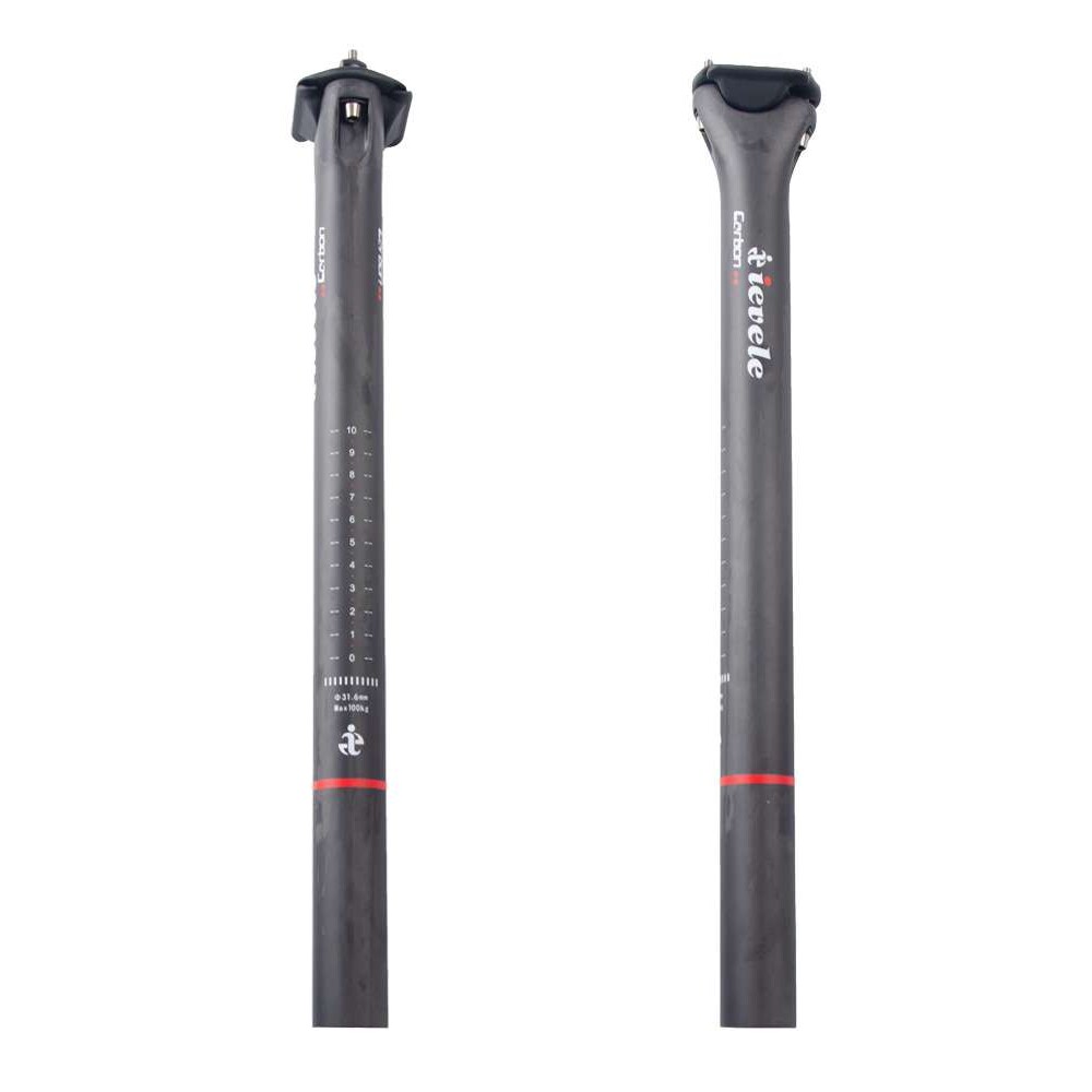 ievele碳纤维轻量版156g自行车座管直头座杆27.2 30.8 31.6mm