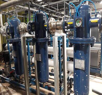 杭州山立压缩空气过滤器 现货SAGL-60HA大流量过滤器 DN125法兰