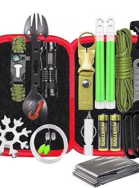 热卖户外camping野营用品旅行求生edc装备套装多功能工具