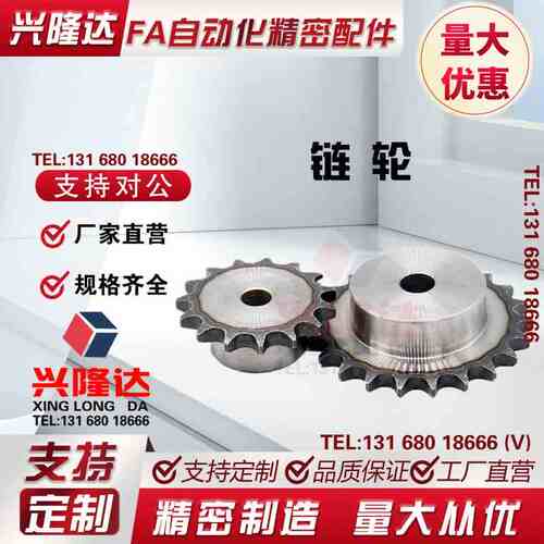 VLF02-40-10/11/12/13-D12/D15/D16/D18/D20 FLV11-40B/08A钢链轮