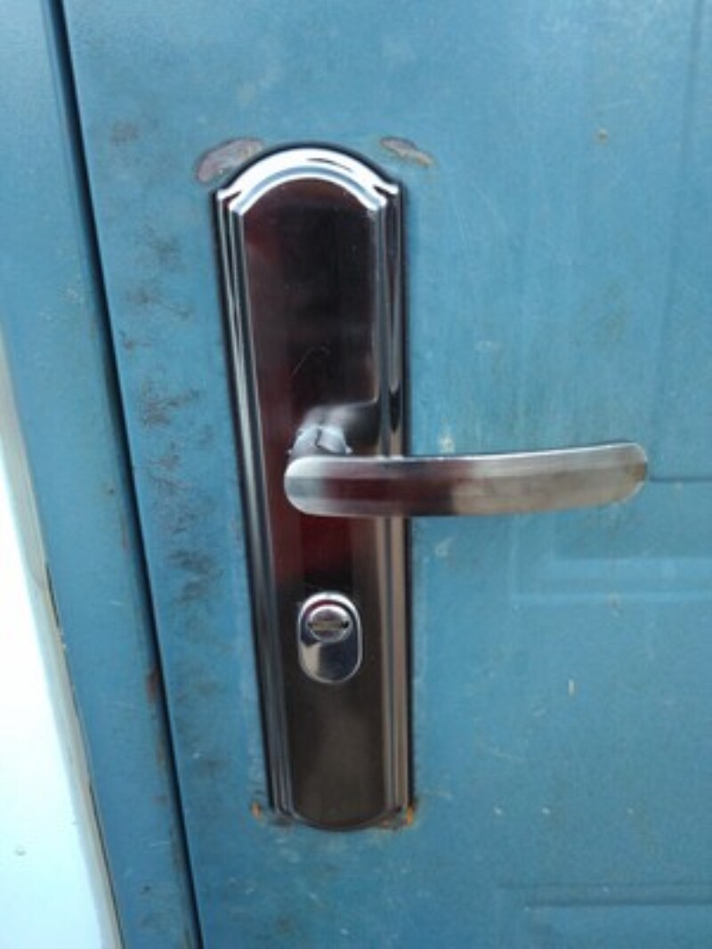 老式手柄铁门大门双开入户门家用通用型套装上提反锁大门锁具全套