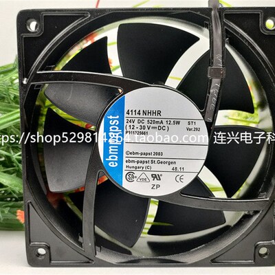 德国ebmpapst 4114NHH/NHHR/NH3/4/5/6 4114N/2XH/12MR 散热风扇