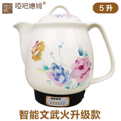 电养煎4哑吧媳妇中药药电动瓷熬药煲全自动升生壶象牙陶瓷药壶