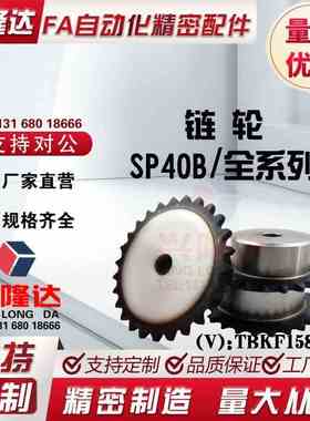 08A链轮SP40B15/16/17/18/19-N-14/15/16/17/18/19/20替代米思米