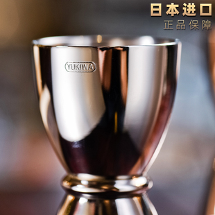 日本进口YUKIWA量酒器 盎司杯 分酒器 盎司器 量筒量杯金色量酒器