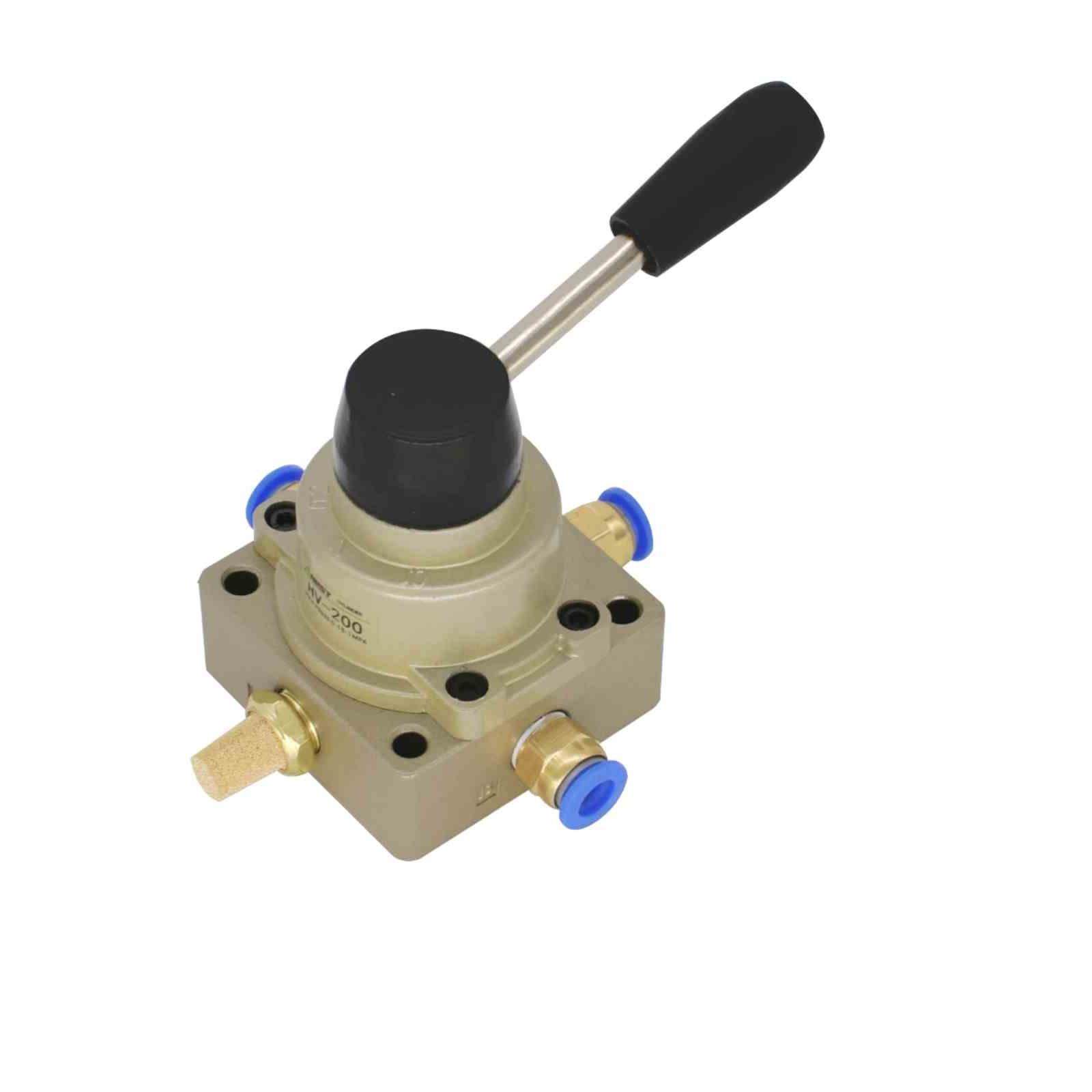 HV-02-03-04手转阀三位四通手动阀 HV200-02大手柄换向控制阀开关