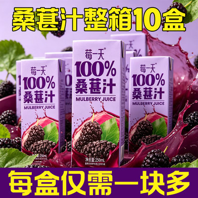 250ml*10盒桑葚汁复合果汁饮料