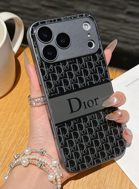 超火超好看Dr玻璃壳橙色适用iPhone17ProMax手机壳苹果16pro情侣15防摔14全包17Air高级感13保护套男女款12