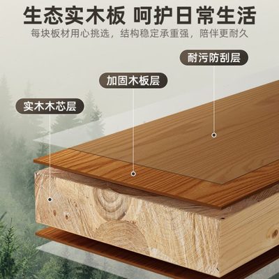 实木书桌可伸缩转角电脑桌卧室L型学习写字桌家用简约办公工作台
