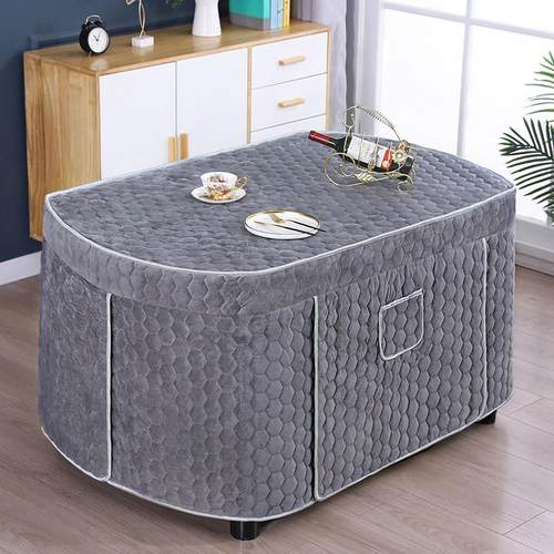 定制椭圆形餐桌布加厚烤火罩现代简约茶几桌布家用长方形桌罩子