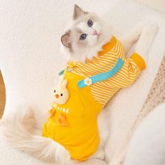 衣比熊泰迪宠物狗狗衣服小型犬四脚牵引博美秋冬款新款2024春秋款