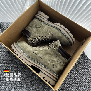 工装 德国厚底马丁靴女款 2025新款 透气防滑英伦风短靴子女鞋 靴 夏季