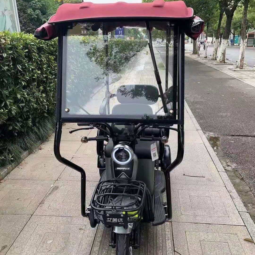 电动三轮车手摇雨刮器半封闭电动车四轮车手动无骨通用雨刷