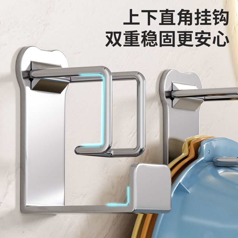 免打孔脸盆悬空收纳可调节浴室盆折叠盆大盆特大号洗脸盆收纳神器