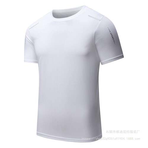 Men 3 Dry Shirts Moisture Wicking Sleeve Crewneck Shirt