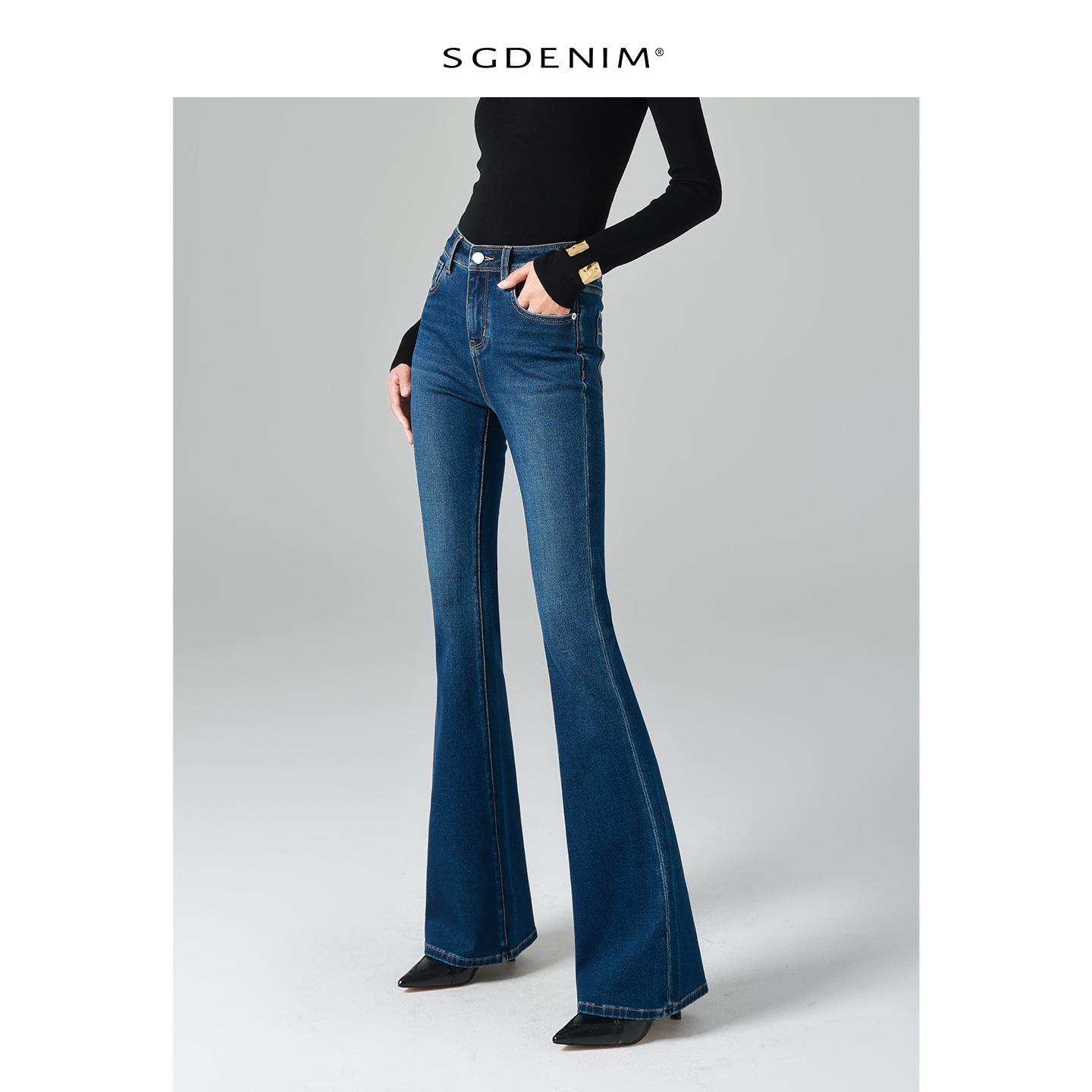 Wrangler X Lainey Wilson Flocked Bell Bottom Jeans