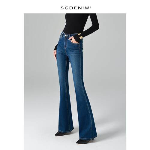 Wrangler X Lainey Wilson Flocked Bell Bottom Jeans