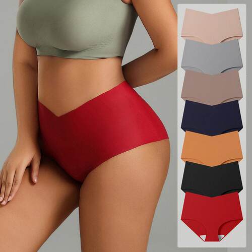 5 6 Pcs Women Seamless Triangle Briefs Panties Comfortable