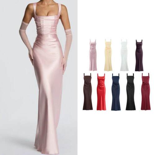 Radioactive Bias Cut Maxi Dress Red