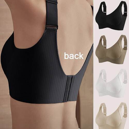 SD 2 4 counts Set Women Color Wireless Bra Comfortable