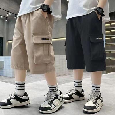 Men Pocket Drawstring Waist Cargo Shorts Street Casual Daily