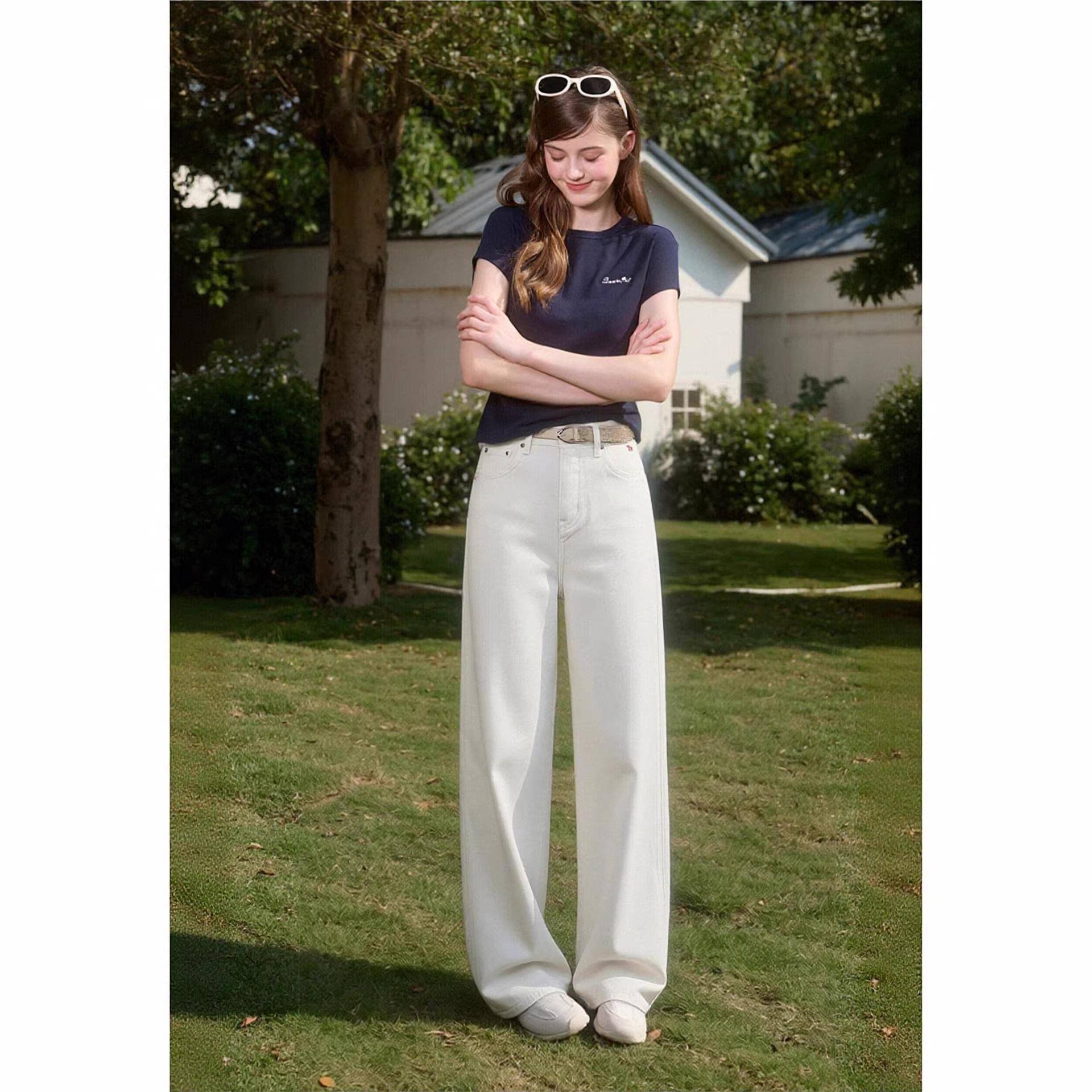 Sunday Stroll Rise Multiple Inseam White Featherweight图片