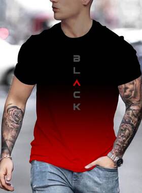 Cotton Short Sleeve T-Shirt Men's 