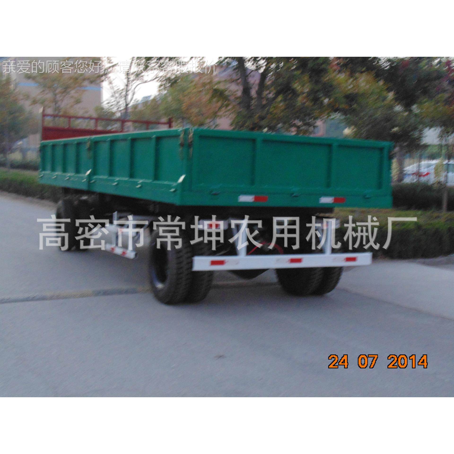 1吨厂农用挂KZS0板车 自卸挂车家 高栏侧翻