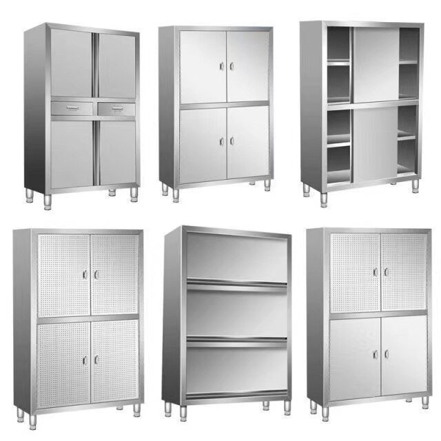 凯丽特商用不锈钢碗柜四门保洁柜储物柜餐具柜家用厨房立式柜橱柜