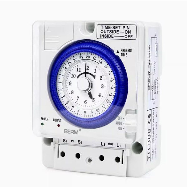 TB388(TM388)机械式定时器停电补偿时控开关时间控制广告牌路灯工