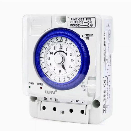 TB388(TM388)机械式定时器停电补偿时控开关时间控制广告牌路灯工