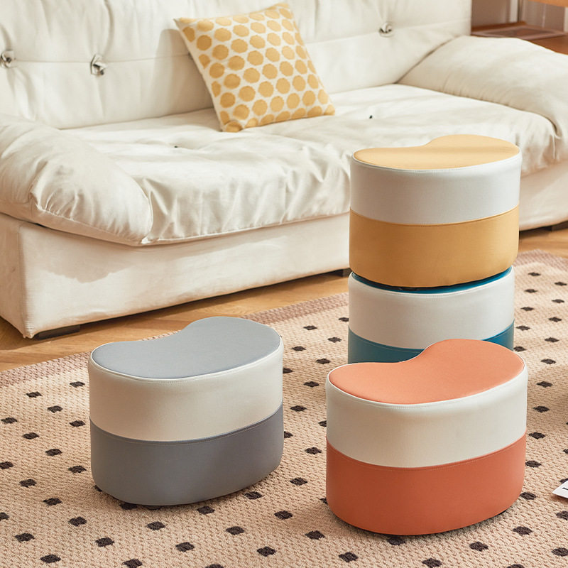 家用客厅沙发凳入门换鞋凳简约现代茶几凳矮凳时尚小新品创意凳子