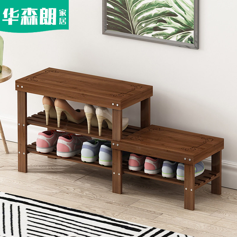 亲子换鞋凳家用门口穿鞋凳柜简易多层多功能可坐式储物凳鞋柜鞋架
