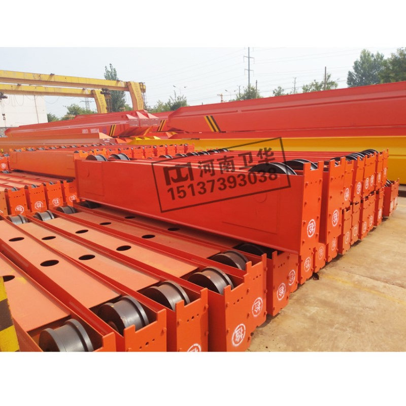 河南卫华2T单梁起重机梁头 起重机端梁 大车运行端梁