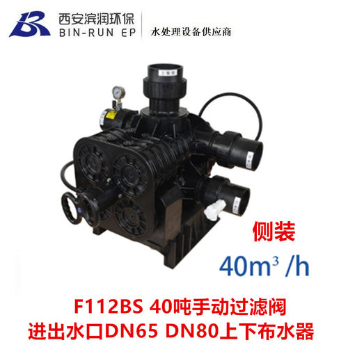 润新40吨手动过滤阀 51240B F112BS 老款F78BS 侧装 进出水DN65