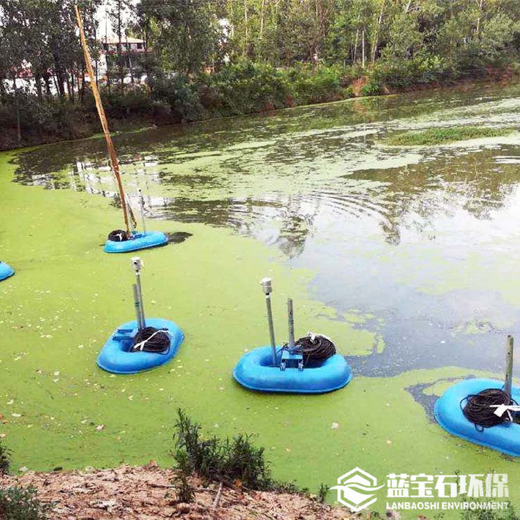 景观水处理曝气泵带水安装浮筒式潜水离心曝气机除臭除藻增氧机