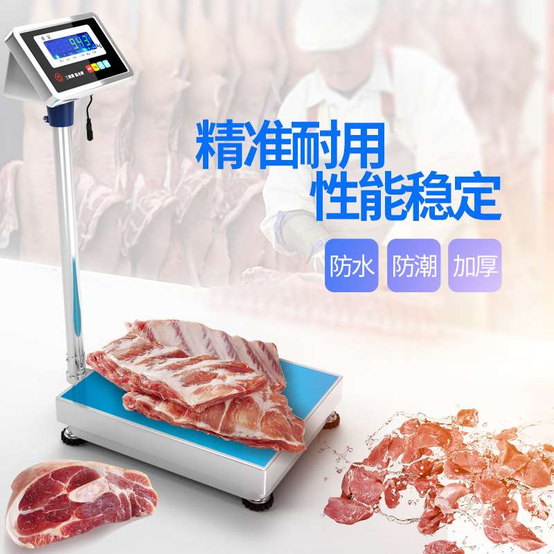 食品工业防水电子秤台秤 304不锈钢防尘防潮电子称 化工电子磅秤
