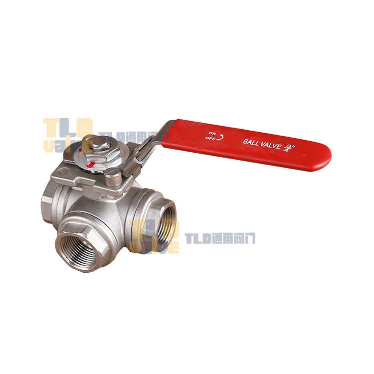 TLD通用阀门 不锈钢丝扣三通球阀/内螺纹三通球阀Q15F精铸CF8/304