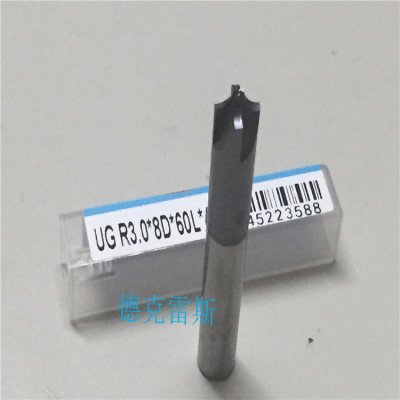 55度涂层内R铣刀　R3-8D-60L-4F