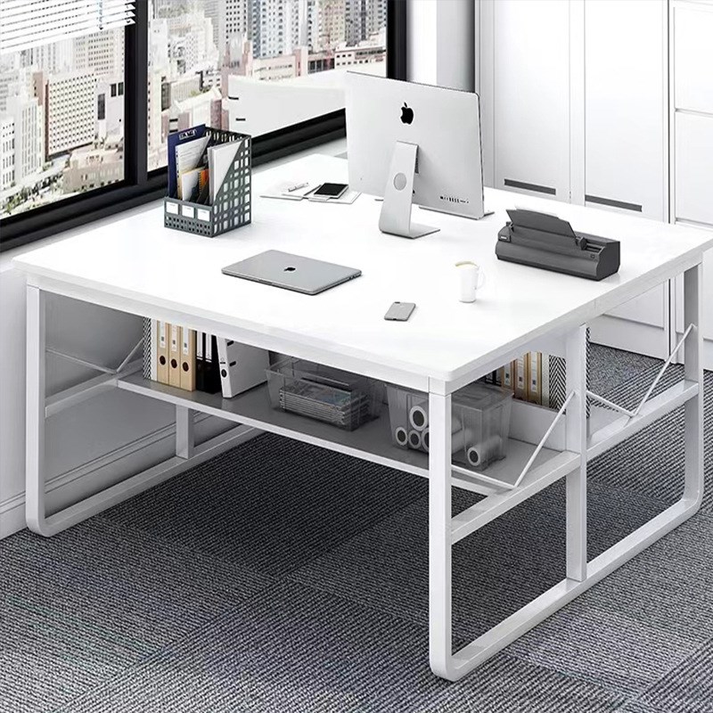 电脑桌台式双人办公桌椅组合办公室简约现代四人位职员桌子员工位