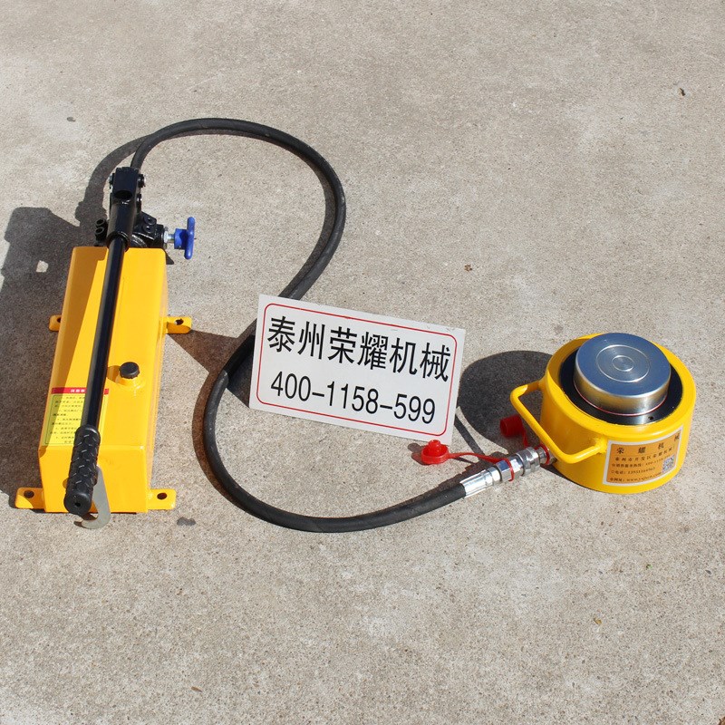 优惠RSM超薄型电动液压千斤顶RCS薄型桥梁同步手动分离式50T100T