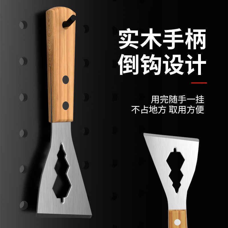 高硬度日式铲刀加厚不锈钢多功能水泥铲家庭装修广告清洁工具耐用
